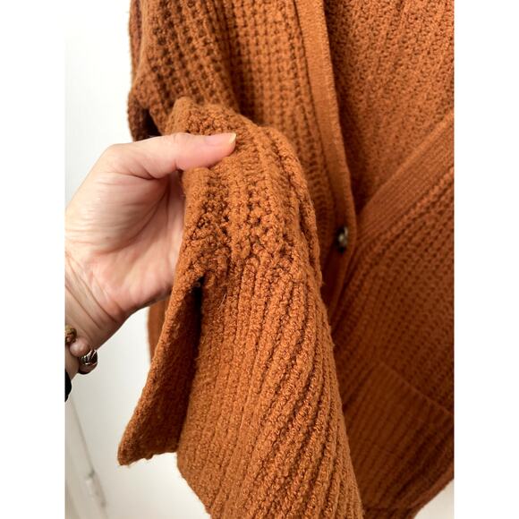 Anthropologie Ursa Oversized Rust Cardigan sz: XS - Picture 5 of 9